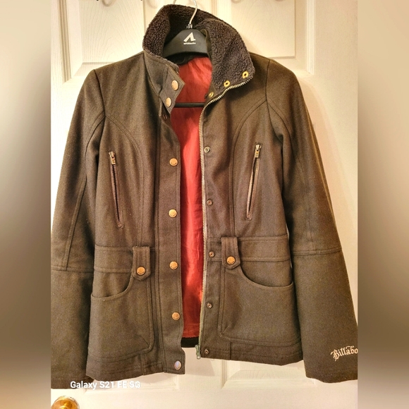 Billabong army green jacket - Picture 1 of 7